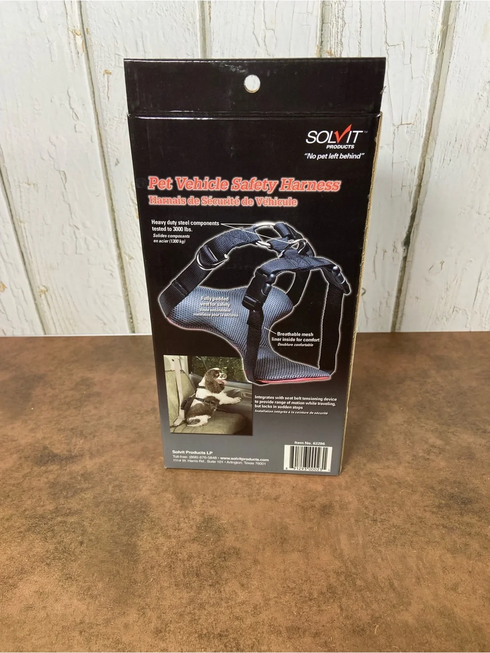 Solvit Large Pet Vehicle Safety Harness Dog Car Seat Belt 45-85 lbs NIB
